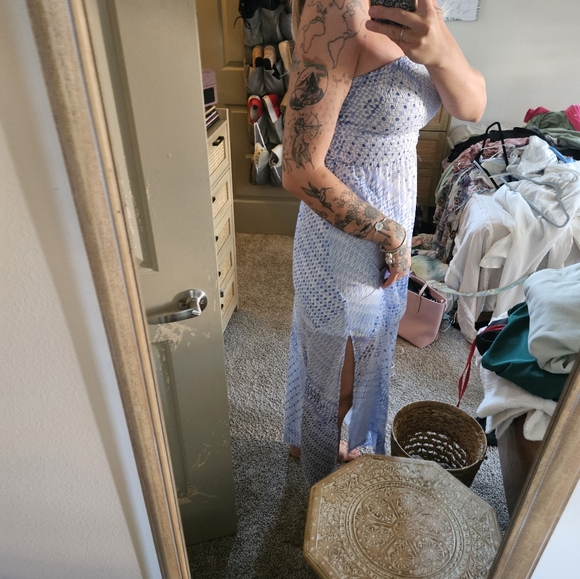 strapless dress - Picture 2 of 3